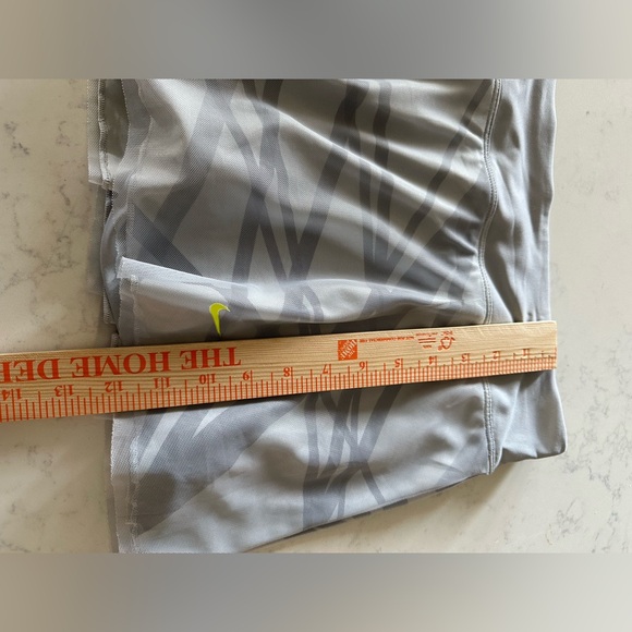 NIKE Gray Silver Tennis Skirt XL X-large Active Tulle - Picture 8 of 9